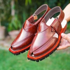 Men's Leather Norozi Chappal – Handcrafted Pure Leather Norozi Kheri