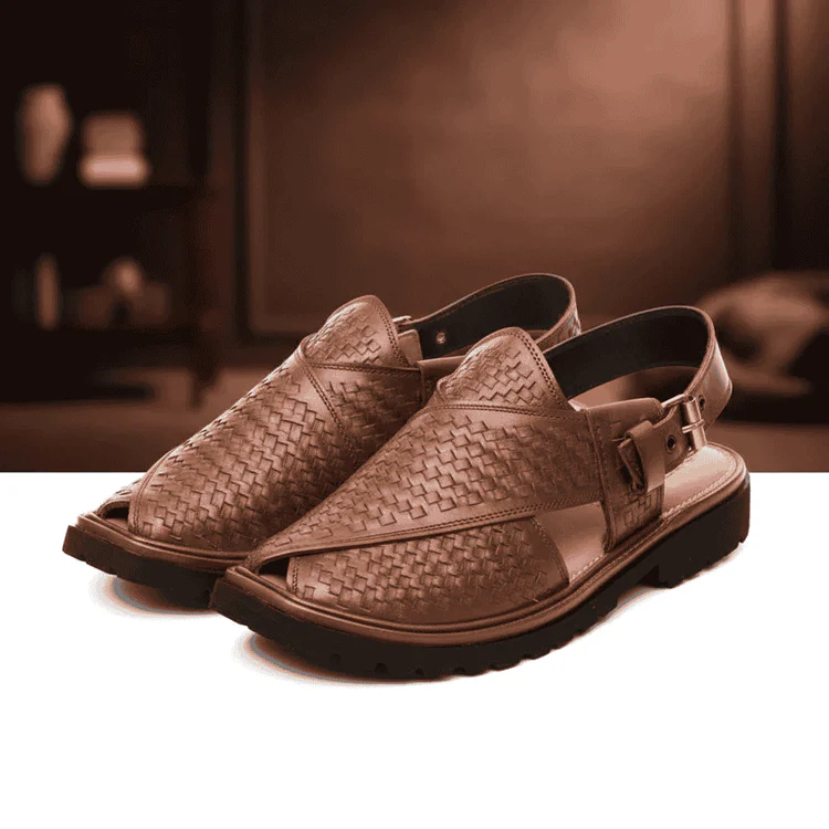 Mustard Peshawari Chappal with Vibram Sole – 09213 - Image 2