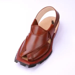 Hand Crafted Mustard Quetta Shikari Norozi Chappal with Double Sole