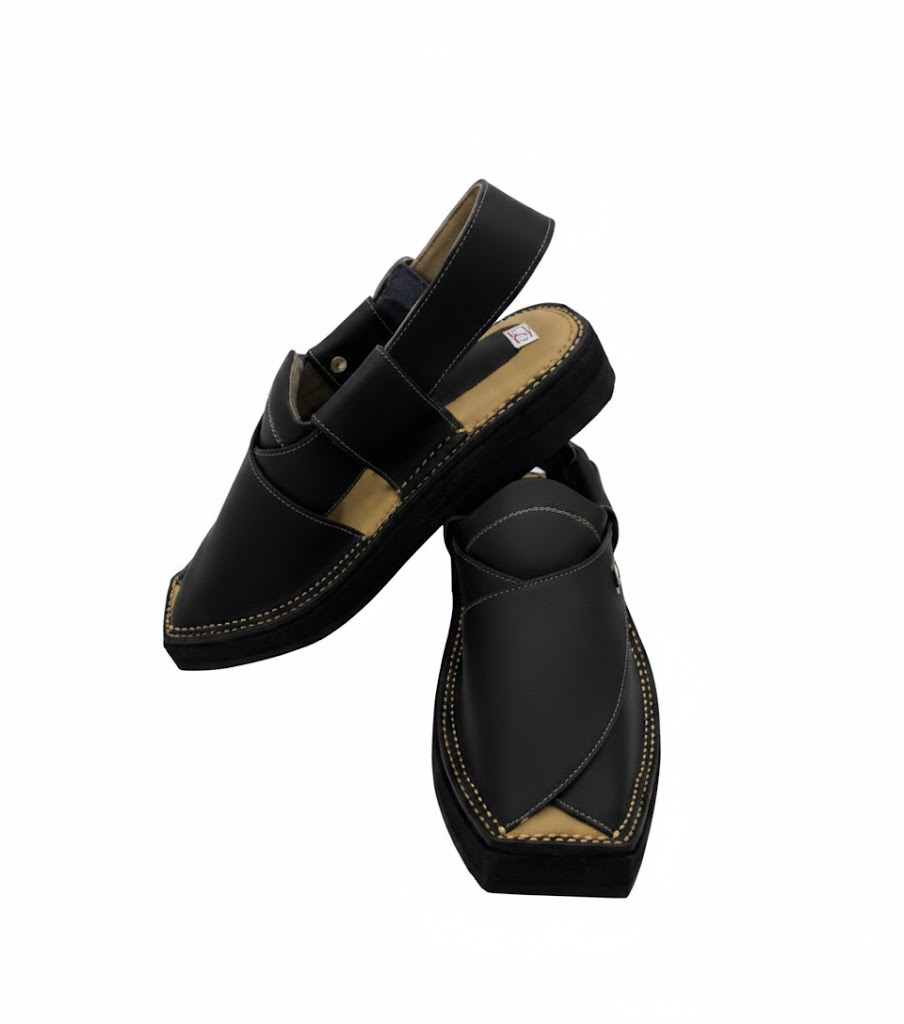 Sangat Norozi – Premium Double-Texture Kaptaan Chappal - Image 2