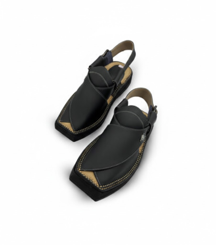 Sangat Norozi – Premium Double-Texture Kaptaan Chappal - Image 3