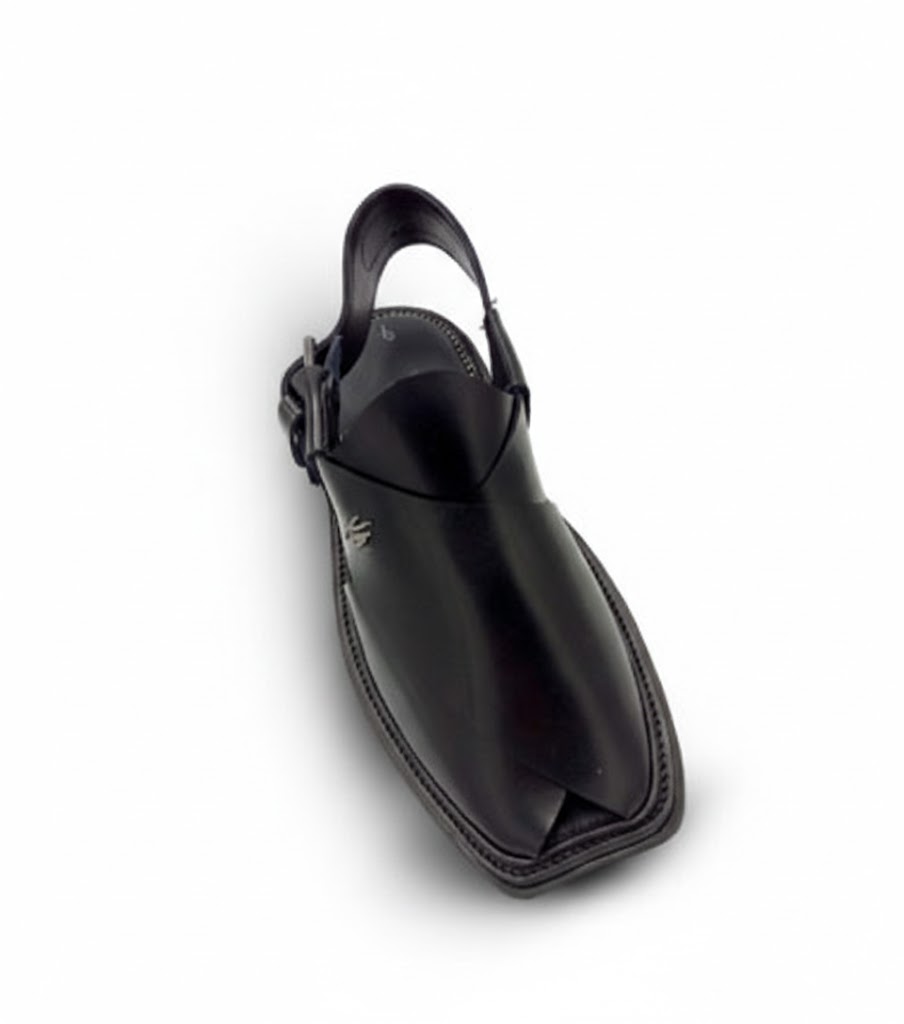 Premium Handmade Black Kaptaan Chappel - Image 2