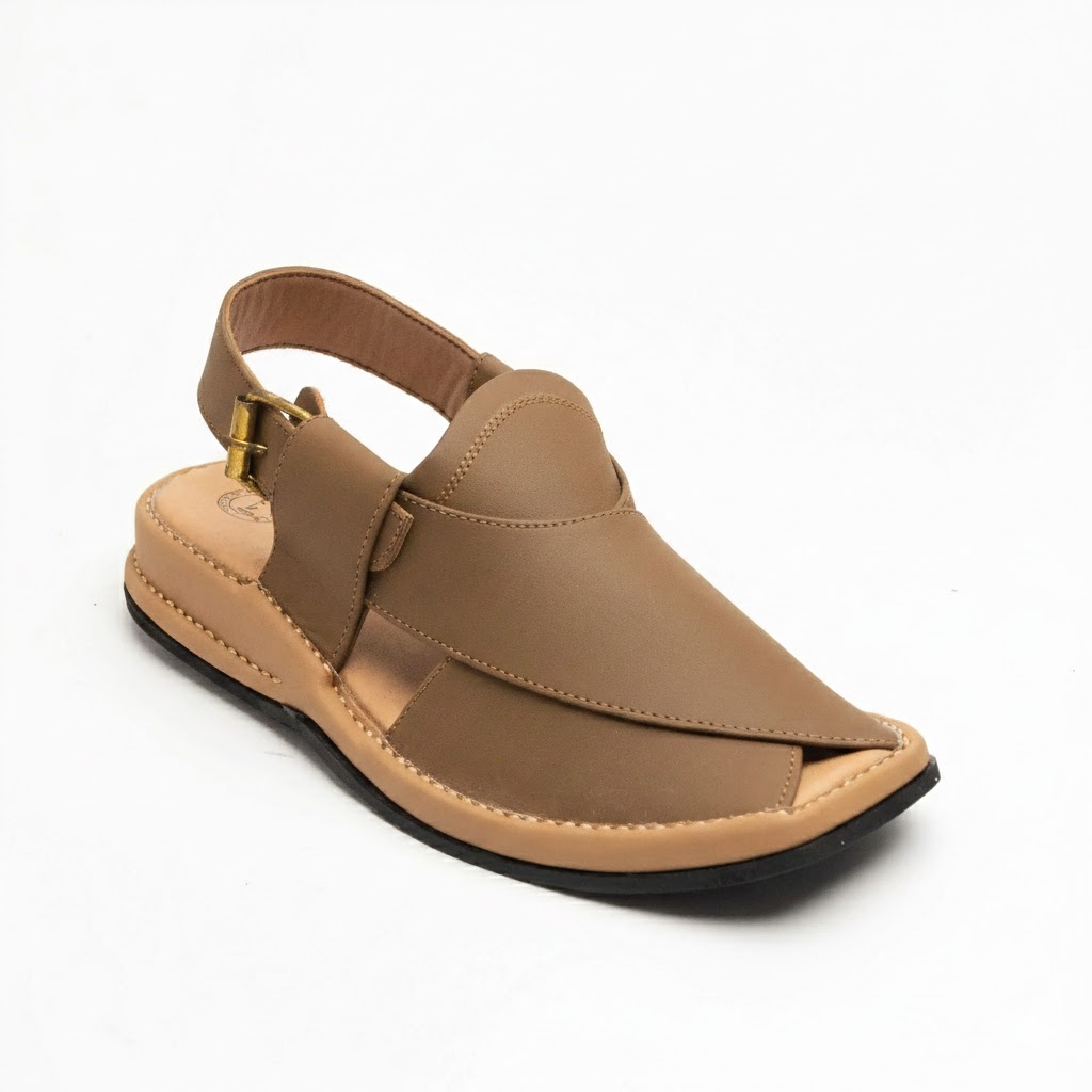 Premium Braided Zalmi Chappal (Maroon Edition) - Image 4