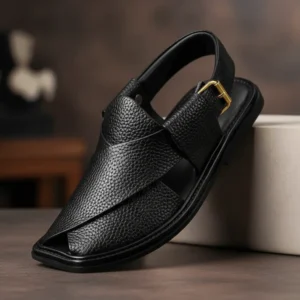 Peshawar Zalmi Chappal with Black Doted
