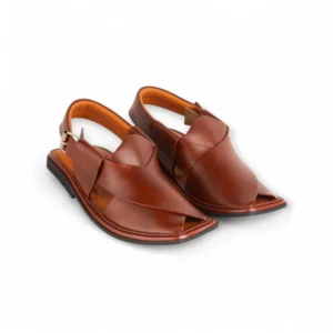 Mustard Round Shape Peshawar Zalmi Chappal